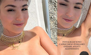 Giorgia Soleri censurata da Instagram per una foto in topless