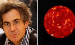 Scienziato pubblica foto di una fetta di salame e la spaccia per una stella