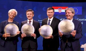 Croazia: inizia l'era dell'euro. Si amplia anche l'area Schengen