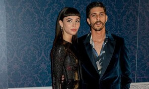Matilde De Angelis e Alessandro dei Santi Francesi allo scoperto sul red carpet