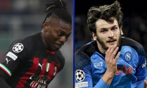 Il Milan vola in semifinale di Champions: il Napoli crea ma non basta l&rsquo; 1 a 1