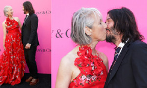 Il bacio tra Keanu Reeves e Alexandra Grant fa il giro del mondo