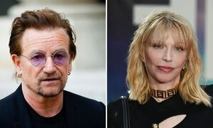 Courtney Love contro Bono e gli U2: attacco della cantante su Twitter