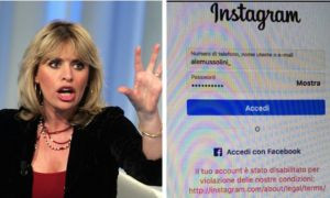 Alessandra Mussolini contro Instagram, la piattaforma non accetta il suo cognome