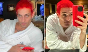 Nuovo look per Damiano dei Maneskin: capelli rosso fuoco