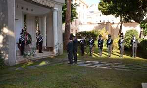 5 Giugno, 209&deg; Festa dell&rsquo;Arma dei Carabinieri, corona di alloro al monumento ai caduti