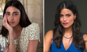 Belen Rodriguez saluta Le Iene