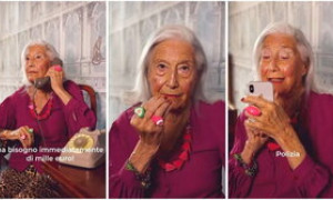 L&rsquo;influencer Nonna Licia Fertz insegna agli anziani a non farsi truffare