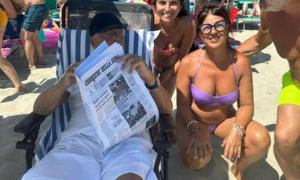 Tortol&igrave;, giornate di relax per Giorgio Armani nella spiaggia di Cea