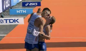 Mondiali atletica, proposta di matrimonio dopo la 35 km di marcia