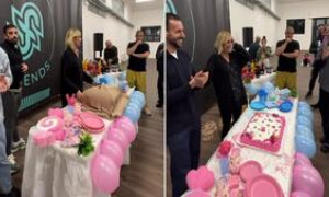 Il gender reveal sui social di Veronica Peparini e Andreas Muller: sono due bimbe
