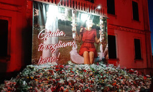 Vigonovo, dipinto un murale in memoria di Giulia Cecchettin