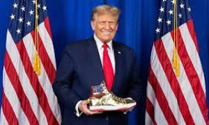 Trump lancia la sua linea di scarpe da ginnastica "Trump Sneakers" ma &egrave; stato accolto dai fischi