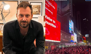 Un flash mob a New York per Cesare Cremonini