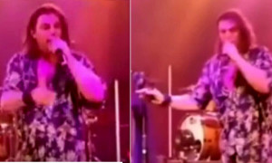 Gianluca Grignani interrompe il live, sbotta con gli organizzatori e lascia il palco