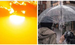 Temporali e grandine al nord, temperature in picchiata al centro-sud