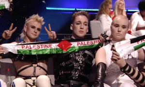Eurovision vietate bandiere Palestina