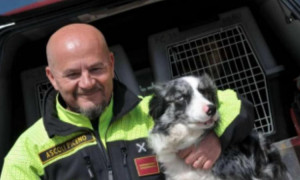 Addio a Galassia, l' eroe a quattro zampe dei Vigili del Fuoco di Fermo