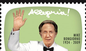 Mike Bongiorno, un francobollo per celebrare i 100 anni del "signor TV"