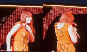 Taylor Swift ingoia un insetto durante il concerto: "Era delizioso!"