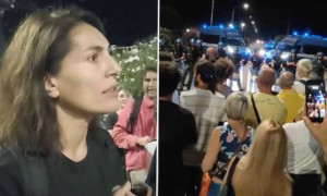 Caterina Murino si unisce alla protesta oristanese contro le pale eoliche