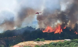 Triste record in Sardegna: 30 incendi in 24 ore