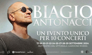 Biagio Antonacci: domenica chiude la sua lunga tourn&eacute;e