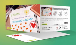 A Cagliari due cartoline per celebrare la festa dei nonni