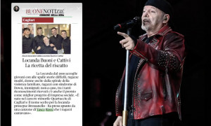Vasco Rossi mette in mostra la Locanda dei Buoni e Cattivi di Cagliari