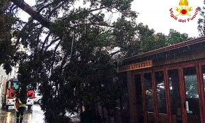 Maltempo, oltre 140 gli interventi dei Vigili del fuoco in tutta l&rsquo;Isola