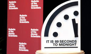 L&rsquo;Orologio dell'Apocalisse &egrave; a 89 secondi dalla mezzanotte, il momento pi&ugrave; vicino alla catastrofe