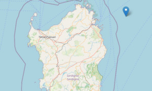 Terremoto registrato al Largo della Gallura