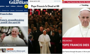 Morte di Papa Francesco, la reazione dei giornali di tutto il mondo