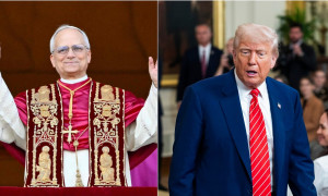Trump: &quot;Un grande onore primo Pontefice americano&quot;