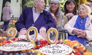 Due secoli in due: i gemelli Anzidei festeggiano 100 anni insieme