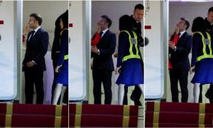 Brigitte Macron "schiaffeggia" Emmanuel: il gesto che ha fatto discutere la Francia