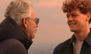 "Polvere e Gloria": Andrea Bocelli e Jannik Sinner, la sorprendente coppia che incanta il web
