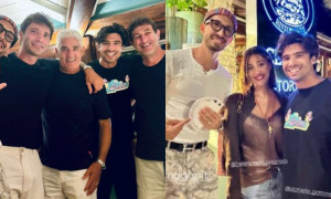 Belen Rodriguez e Stefano De Martino insieme a Porto Cervo
