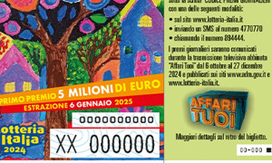 Lotteria Italia 2025/2026: al via la vendita dei biglietti, anche in versione digitale