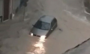 Nubifragio a Favara: donna di 30 anni dispersa, strade come fiumi in piena