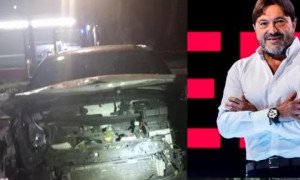 Bomba distrugge auto del giornalista Sigfrido Ranucci e della figlia