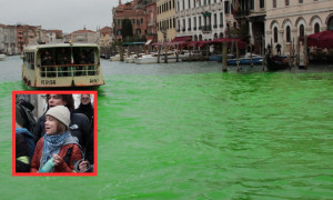 Greta Thunberg, daspo da Venezia dopo aver tinto di verde l&rsquo;acqua del Canal Grande