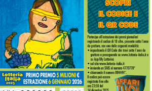 L&rsquo;Ogliastra brinda alla Befana: a Jerzu il quarto premio della Lotteria Italia da 1,5 milioni