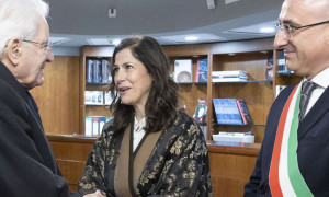 Nuoro in festa per la visita di Sergio Mattarella: inaugurato l&rsquo;Anno deleddiano