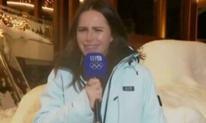La giornalista australiana va in onda da Milano-Cortina ubriaca