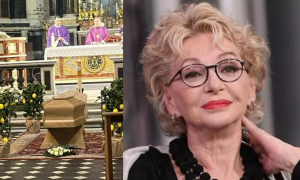 Addio a Enrica Bonaccorti: l&rsquo;ultimo saluto nella Chiesa degli Artisti tra musica e ricordi