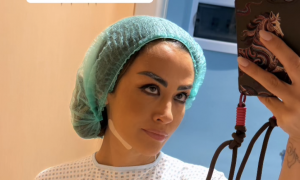 Giorgia Palmas operata al menisco: intervento riuscito e ritorno a casa lampo