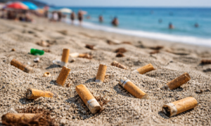 Spiagge italiane sommerse dai mozziconi: 77 "cicche" ogni 100 metri. L'allarme di Legambiente