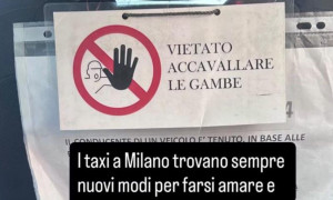 "Vietato accavallare le gambe": l'insolito divieto che infiamma la polemica sui taxi a Milano