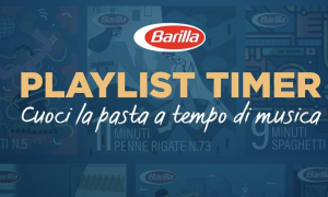 Barilla e Spotify reinventano il timer: la pasta cuoce a ritmo di musica